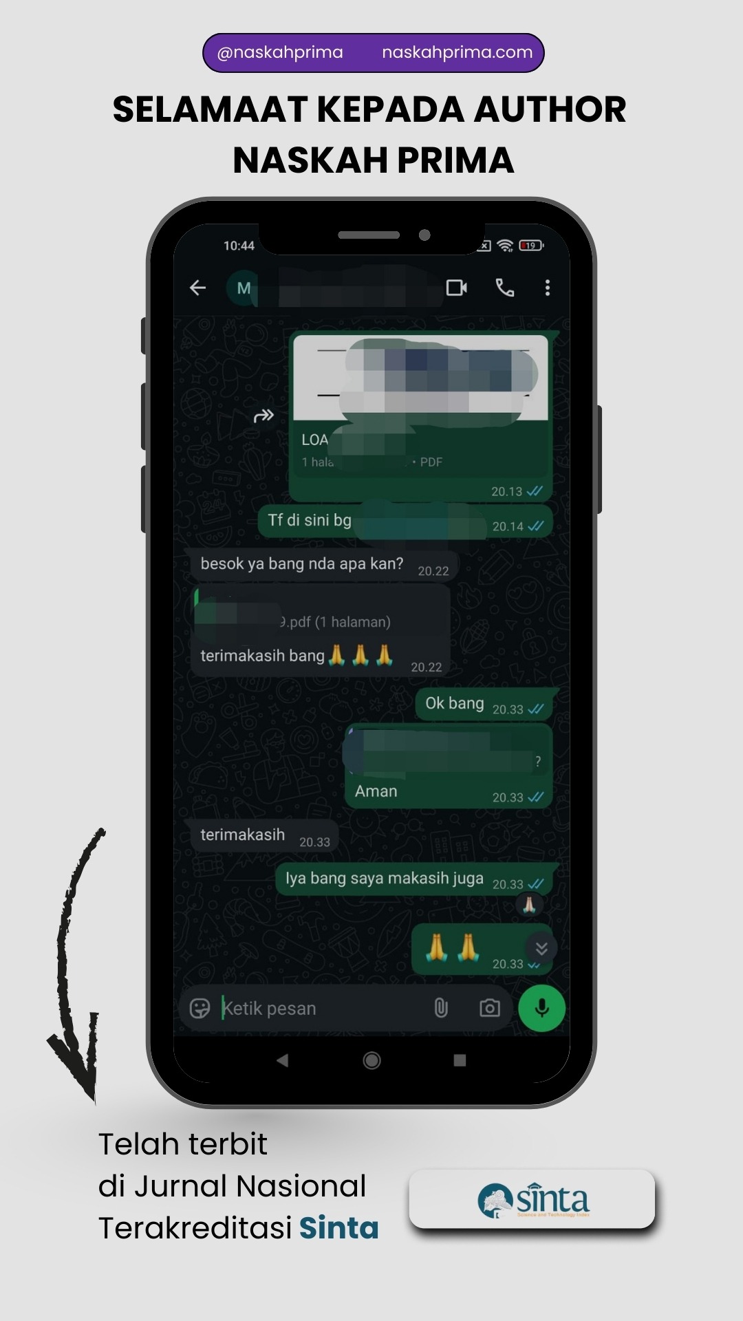 Testimoni Klien Naskah Prima